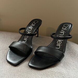 Calvin Klein Black Mule Sandal